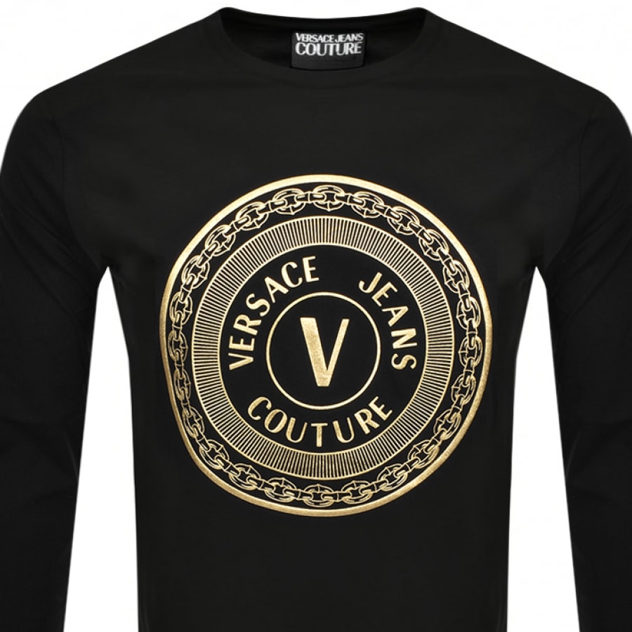 Alternative Image for ProductVersace Jeans Couture Long Sleeve T Shirt Black2